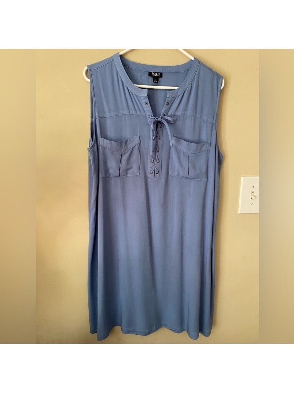 A.N.A Blue Sleeveless Dress XL